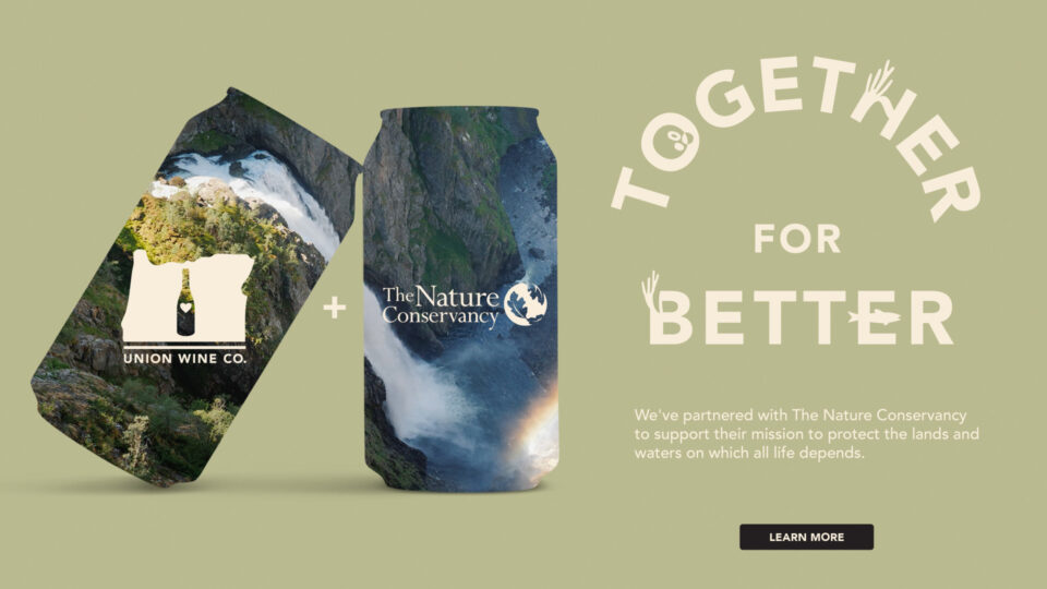 Union Wine Co. Oregon wines, Underwood Wine in a can