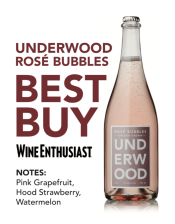 Underwood Rose Bubbles Shelf Talker